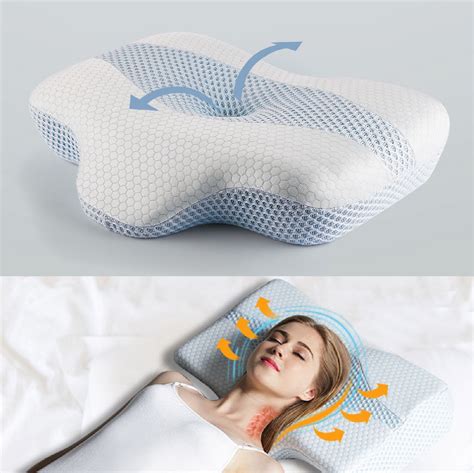 Almohada Ortopédica para el Dolor de Cuello Almohada Cervical de Espuma