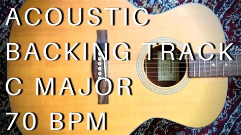 Acoustic Guitar Backing Track C Major Bpm Youtube