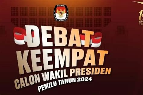 Debat Cawapres Pemilu Nanti Malam Berikut Jadwal Moderator Dan