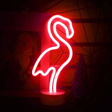 Linlin Neon Night Light Led Neon Signs Night Light Neon Lights Battery