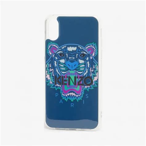 凯卓 Kenzo 深海蓝色 手机壳 iPhone X XS老虎皮套 F95COKIFXTIG 75 TU 小迈步海淘品牌官网