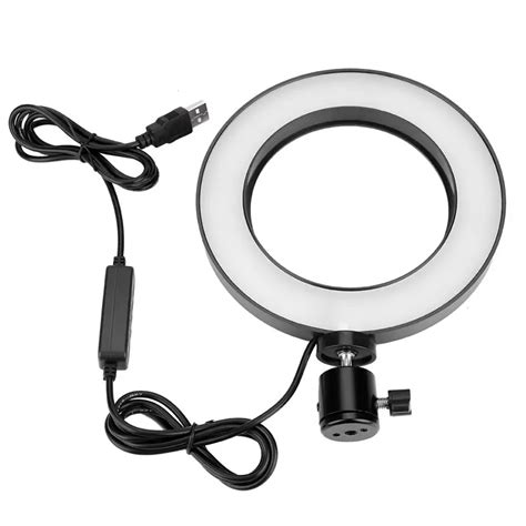 Inch Mini Led Ring Light Portable Video Light For Youtube Photo