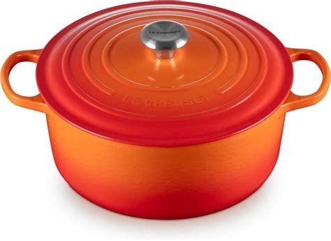 Cocotte Signature en Fonte Émaillée avec Couvercle 28 cm Ronde 6 7 L