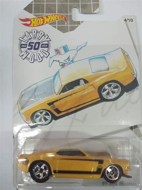 Hot Wheels Mattel Larry Wood To Ford Mustang Scale One Car Amazon In