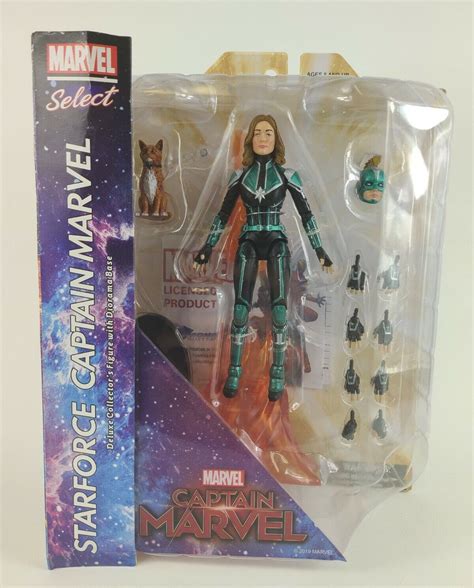 Marvel Select Starforce Captain Marvel 7 Action Figure MCU 2019 Diamond