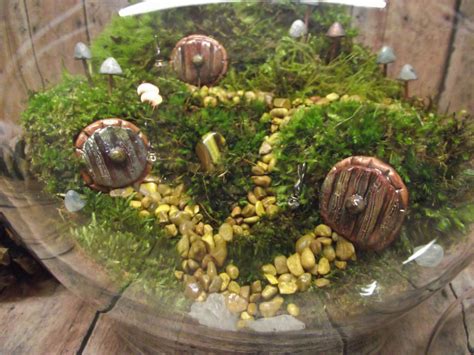 Hobbit Habitat Terrarium Live Moss Terrarium Miniature Hobbit