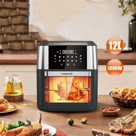 Sokany Digital L Capacity Air Fryer New Design W Touch Screen