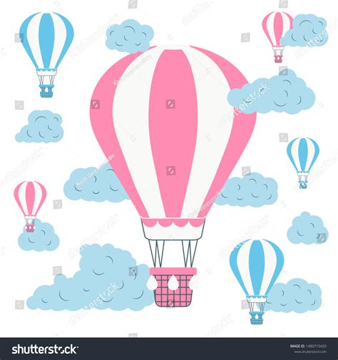 Clouds Hot Air Balloons Wallpaper Girls Images Stock Photos Vectors Shutterstock