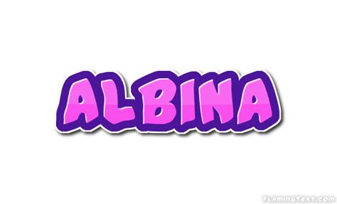 Albina Logotipo | Ferramenta de Design de Nome Grátis a partir de Texto ...