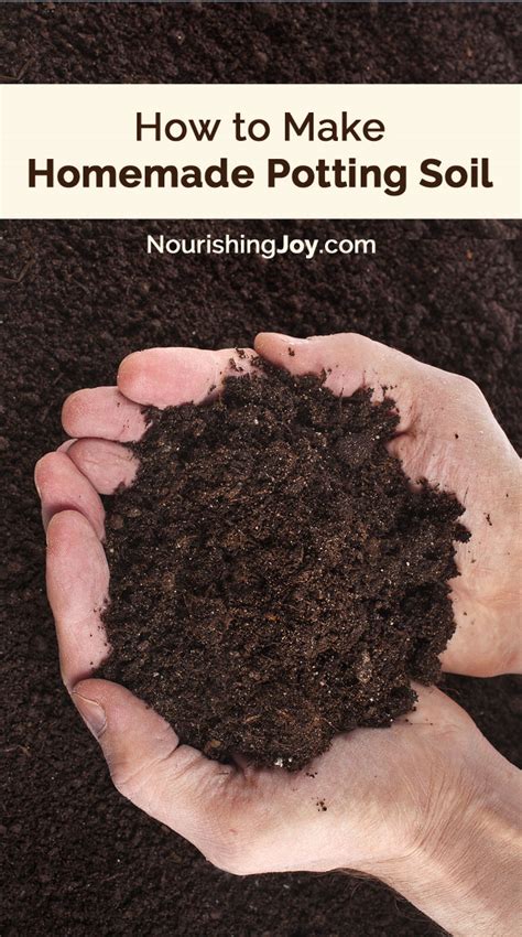 How To Make Homemade Potting Soil Nourishing Joy