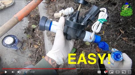 How To Replace A 1 Rainbird Valve Youtube