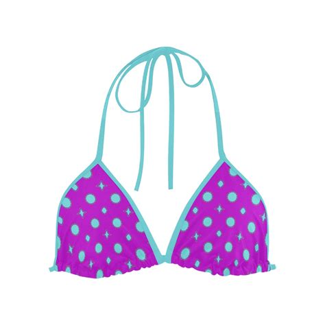 Pcc Lt Blu Custom Bikini Swimsuit Top Id D