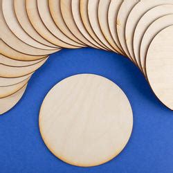 4-1/4" Unfinished Wood Circles - All Wood Cutouts - Wood Crafts - Craft ...