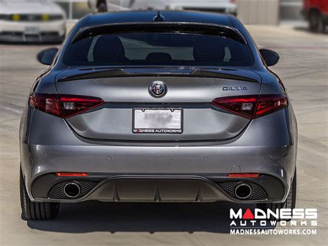 Alfa Romeo Giulia Roof Spoiler Carbon Fiber MADNESS Autoworks