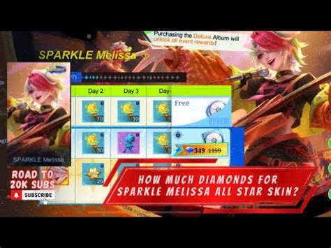 How Much Diamonds For Melissa Sparkle Deluxe Album In Allstar