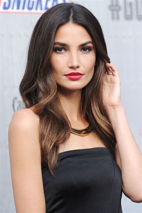 Lily Aldridge hair #brunette #highlights | Pretty hair color, Pretty