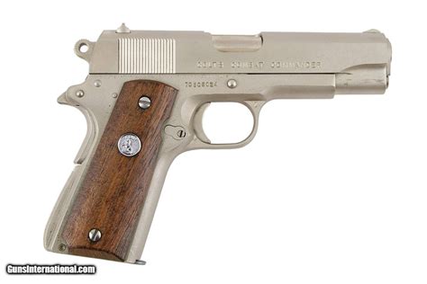 COLT COMBAT COMMANDER SERIES 70 SATIN NICKEL 45ACP