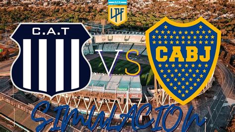 Talleres Vs Boca Jrs Torneo Binance Pes Youtube