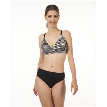 Pierre cardin geniş üçgen toplayıcı etekli bikini yeşil U13481016