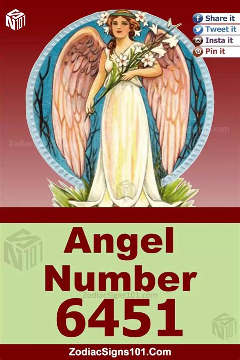 6451 Angel Number Spiritual Meaning And Significance Zodiacsigns101