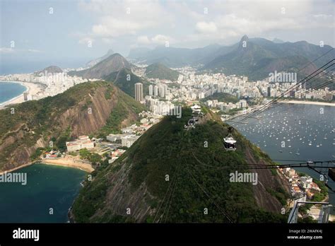 Rio De Janeiro City And Cerro Del Corcovado With Cristo Redentor View