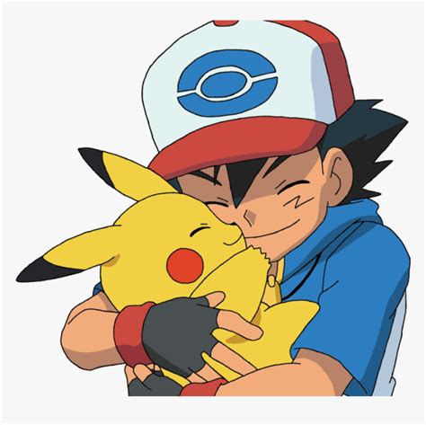 Ash And Pikachu 3 By Yodapee - Cute Pikachu With Ash, HD Png Download ...