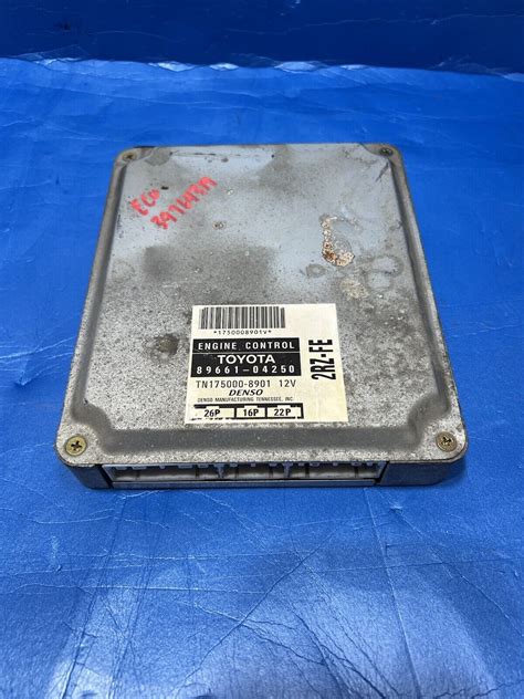 1997 TOYOTA TACOMA 2 4L AT 89661 04250 ENGINE COMPUTER MODULE ECU ECM