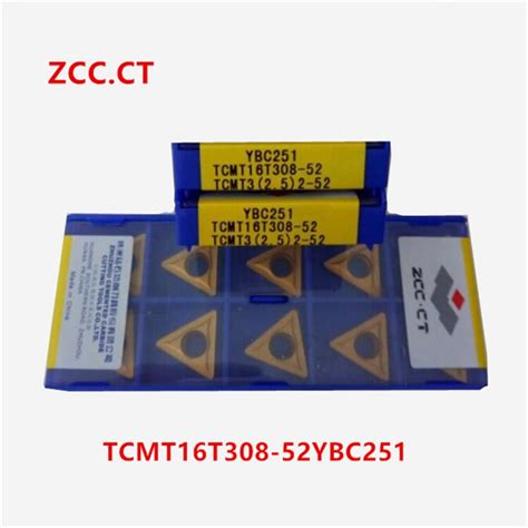 ZCC CT 10P TCMT090204 090208 110204 110208 16T304 16T308 HM 52 YBC251