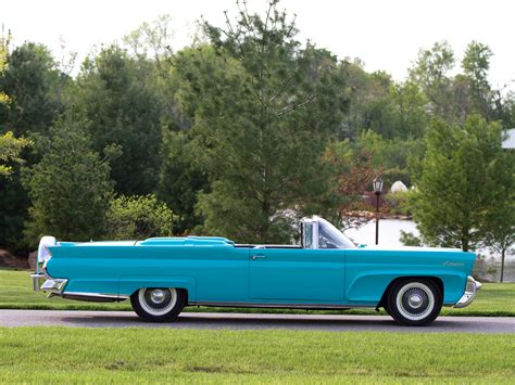 1958, Lincoln, Continental, Mark iii, Convertible, 68a, Retro, Classic ...