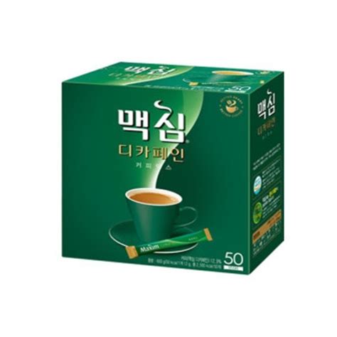 동서식품 맥심 디카페인 커피믹스 50t