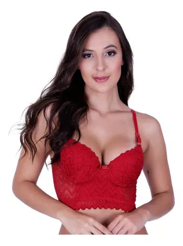 Suti Cropped Sexy Renda Lingerie Atacado Bojo Sensual Kit Parcelamento Sem Juros