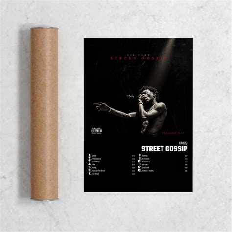 Lil Baby Street Gossip Album Cover Poster Print Wall Art - Etsy