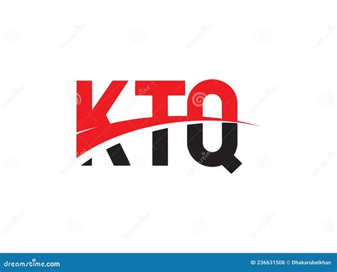 KTQ Letter Initial Logo Design Stock Vector Illustration Of Concept