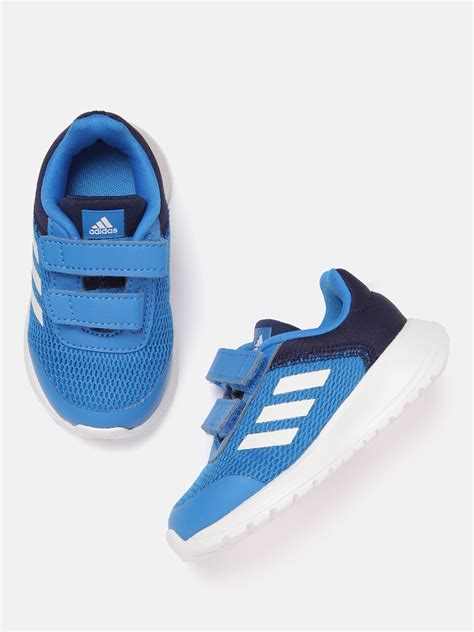 Buy ADIDAS Kids Blue Solid Woven Design Tensaur Run 2.0 CF Running ...