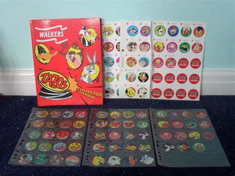 Rare Walkers Looney Tunes Tazos Collector Album Complete