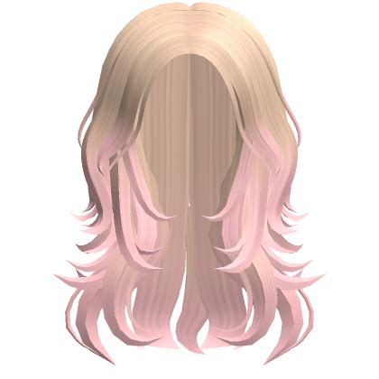 Layered Lush Anime Y K Wolfcut Hair Blonde Pink Roblox