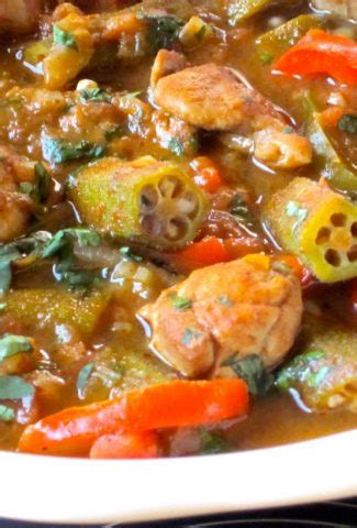 Chicken & Okra Stew - Flip Flop Foodies