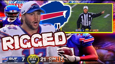 Refs RIGGED Buffalo Bills Loss Vs Cincinnati Bengals YouTube