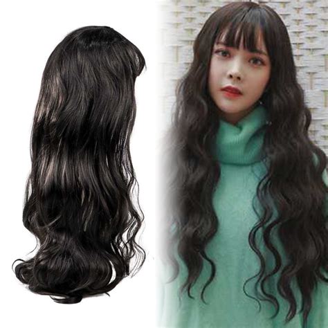 FYNHA Wig Rambut Palsu Model Wavy 65 Cm HB 004 Black