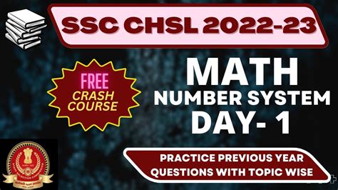 Ssc Chsl Previous Year Question Paper Math Number System