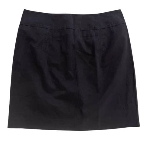 Hugo Boss Mini Skirt Black Mini Skirt Smooth Cotton Depop