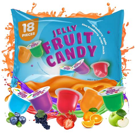 Amazon.com : Jelly Fruit Candy Trend Items, Tik Tok Challenge,18