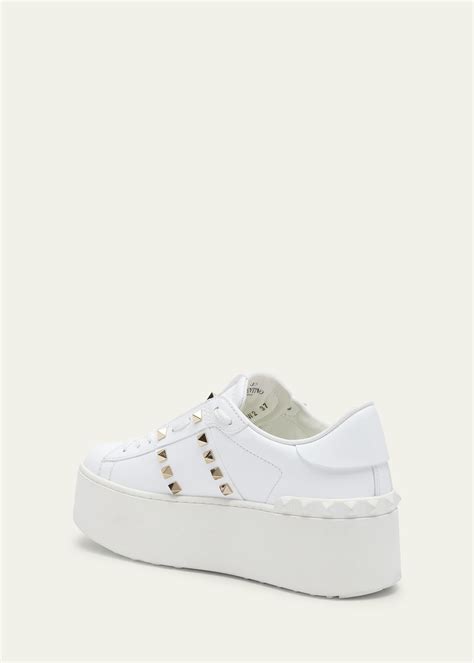 Valentino Garavani Rockstud Untitled Platform Sneakers Bergdorf Goodman