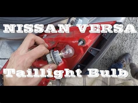 How To Remove Taillights And Bulbs Nissan Versa YouTube