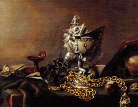 Vanitas Still Life With Nautilus Cup Pieter Claesz