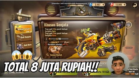 GACHA SAMPAI 8 JUTA HUNTING SENJATA LEGEND Metal Slug