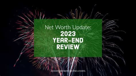 Net Worth Update: 2023 Year-End Review