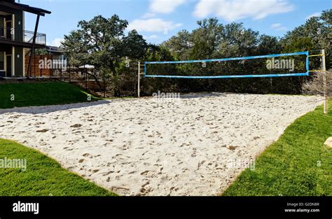 Cancha De Voleibol De Arena Fotografía De Stock Alamy