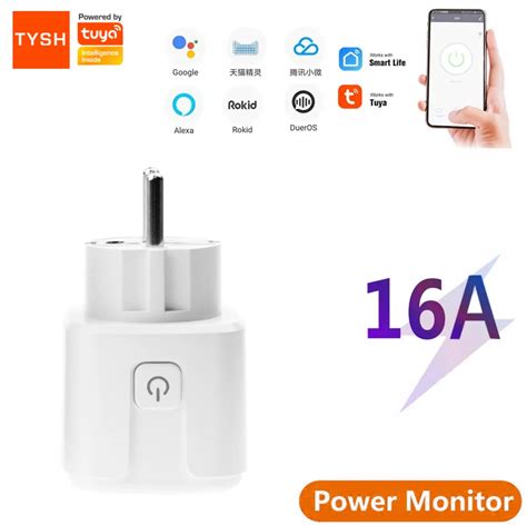 Tysh Tuya Smart Universal Plug 16a Wifi Plug Socket Works With Alexa ...