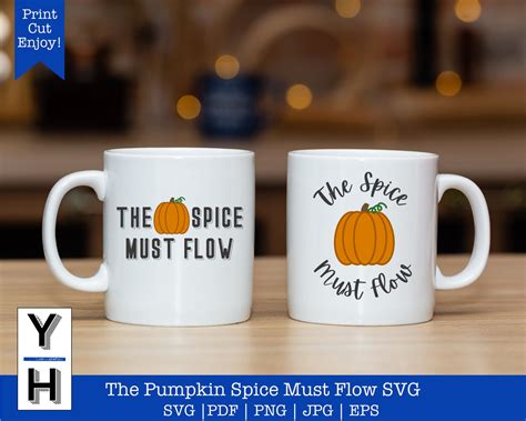 The Pumpkin Spice Must Flow Svg 3 Versions Dune Parody Etsy